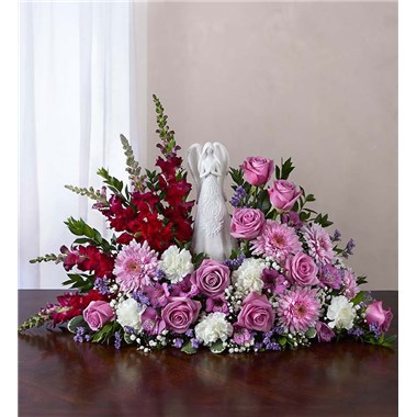 lavender-and-white-serenity-angel-flower-arrangement-funeral-flowers