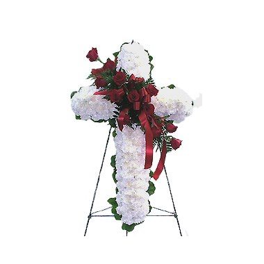12 Rose-100  Carnation Cross Easel