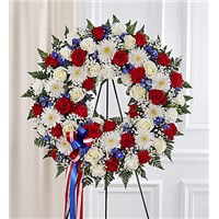standing-wreath-all-red-white-blue-for-funeral-flowers